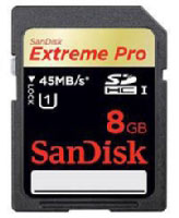 Sandisk Extreme Pro SDHC 8GB (SDSDXP1-008G-X46)